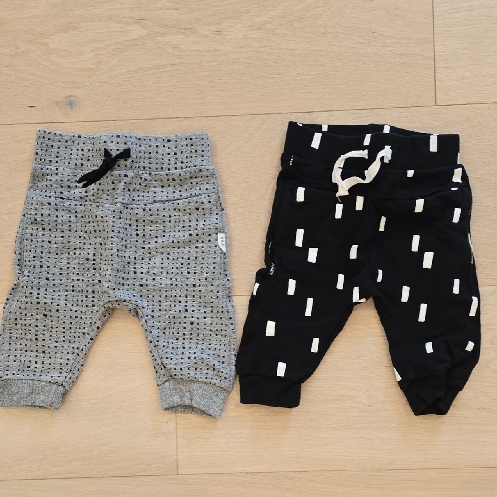 Miles Baby Stylish Kids Bottoms Set - Black and Gray